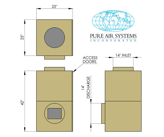 Pure Air Systems 1200HS Plus-Call For Pricing